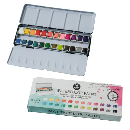 Studio Light Essentials Watercolor Paint 24/Pkg-Nr.02 {5}