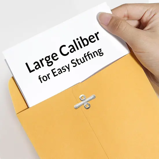 6x9 Clasp Envelopes 100 Count - 6x9 Inch Brown Kraft Envelopes with Clasp Closure &ndash; for Home, Office, Business, Legal or School, Great for Filing, Storing or Mailing Documents {3}