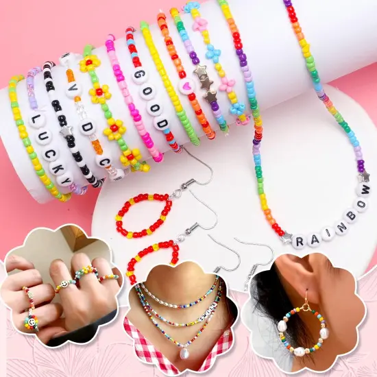 Black Seed Beads, 4000+pcs 3mm Glass Beads {4}