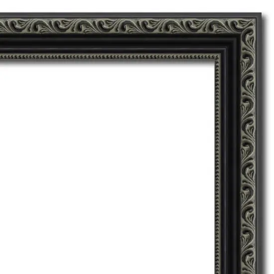 Panoramic Antique Black Picture Frame - UV Acrylic, Foam Board Backing, Hanging Hardware {2}