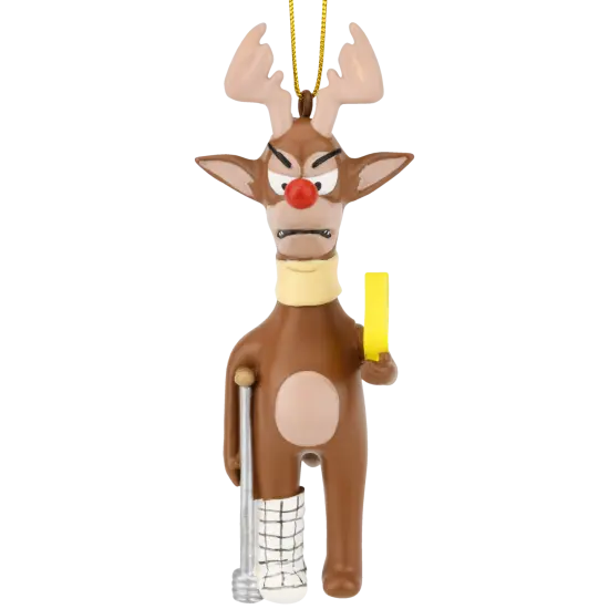 Tree Buddees Funny Deer Crossing Christmas Ornament Injured Reindeer Hilarious Holiday Decor {3}