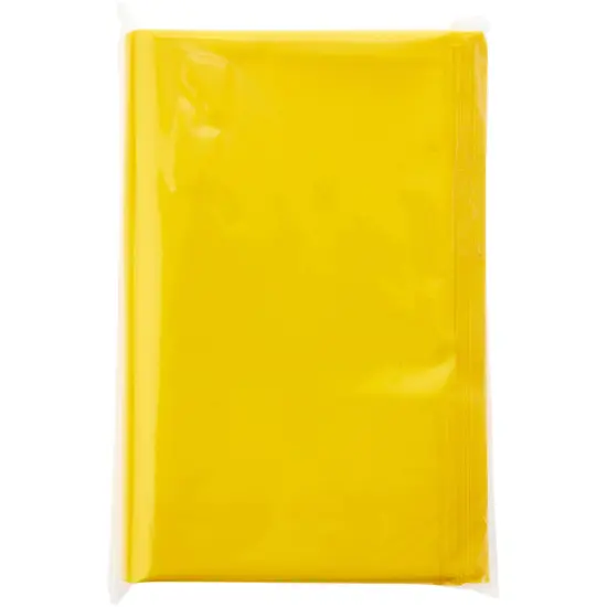 Plymor 8" x 10", Yellow 2 Mil Flat Open Plastic Poly Bags {5}