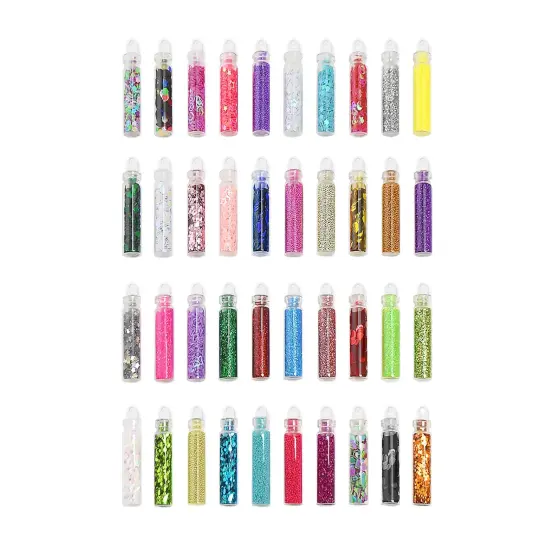 Craft Medley Mini Glitter & Sequin Vials 40/Pkg {4}