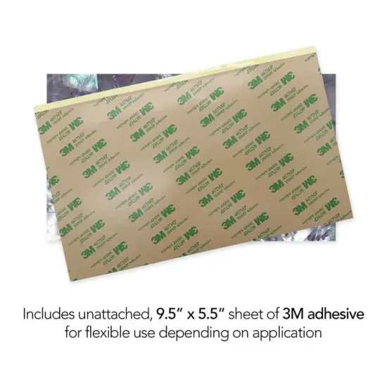 Shell Veneer, 5.5 x 9.5 inches | WMOP, BMOP, Abalone | Includes 3M Adhesive Sheet for Application, Great for Inlay Projects Amethyst Purple {3}