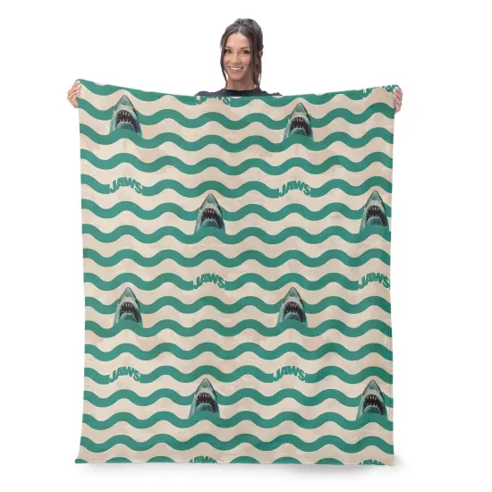 Universal Jaws Silk Touch Throw Blanket Psychedelic Sea {2}