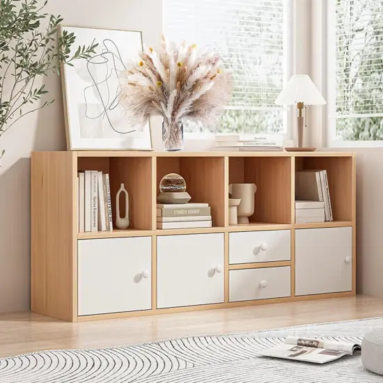 100PCS Natural Dried Pampas Grass Decor - 17.5" Fluffy Pampas Grass Bouquet - Boho Home Decor Dried Flowers for Wedding Floral Room Home Party Table Decorations {5}