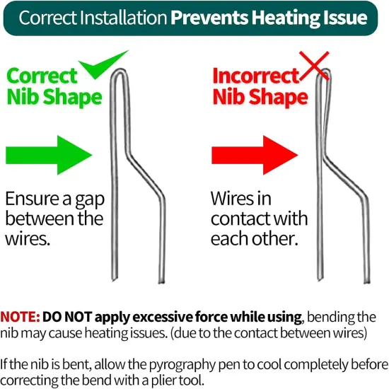 939-II Wood Burning Kit Station Pyrography Pen 250~750℃/482~1382℉ Temperature Adjustable with 20 Wire Nibs, 1 Stable Pen Holder, 2 Stencils, 2 Scrap Wood, 1 S/S Tweezers, and 1 Pliers (Blue) {4}