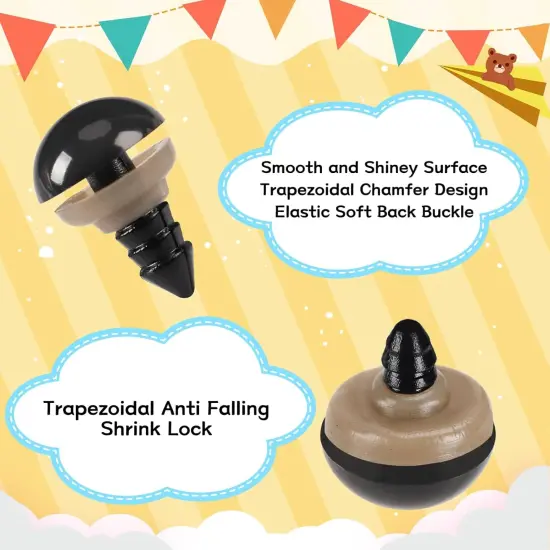 600 PCS - afety Eyes with Washers Crochet Eyes for DIY {2}