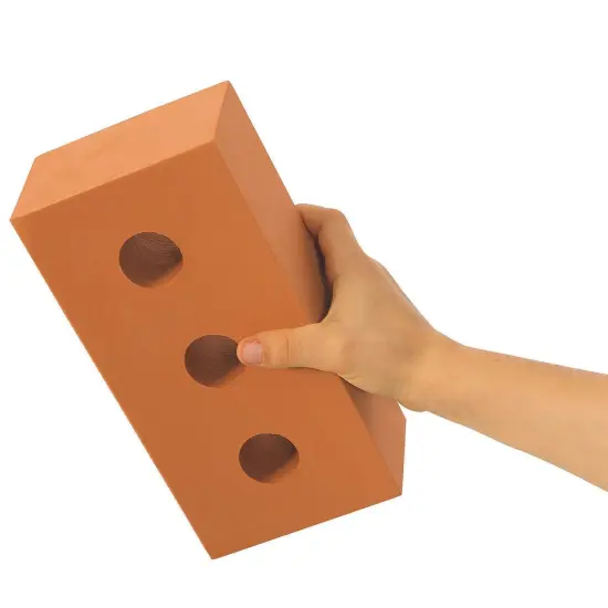 Foam Brick Building Block Set - Actual Brick Size, for Construction and Stacking (Set of 25) {2}