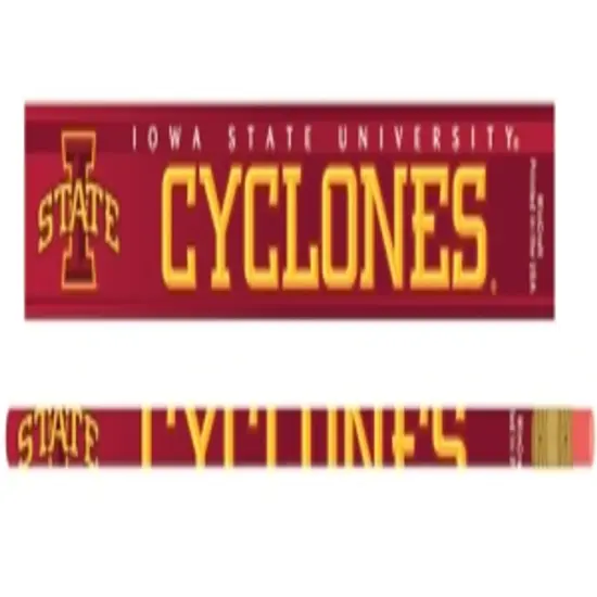 WinCraft NCAA Iowa State University Pencil (6 Pack), Black {1}