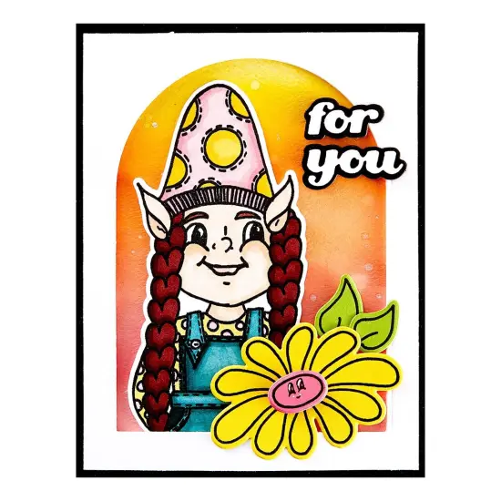 Spellbinders Etched Dies By Dyan Reaveley-Gnome Sweet Gnome {4}