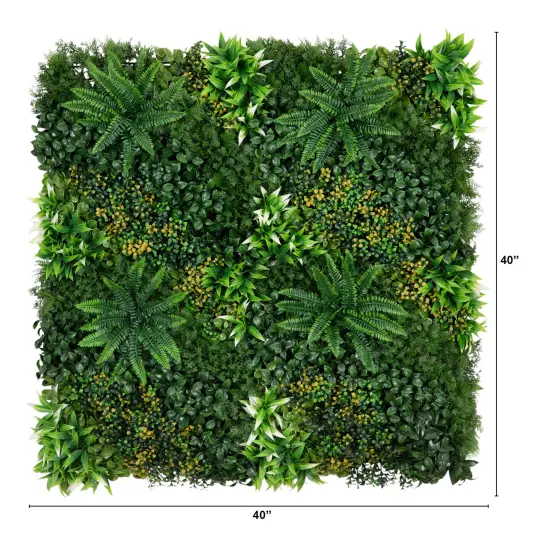 Nearly Natural Hawaiian Islands Artificial Wall Panels - 40" Green {5}