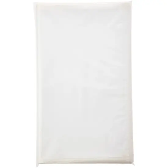 Plymor 15" x 18", White 2 Mil Flat Open Plastic Poly Bags {5}