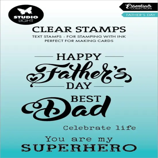 Studio Light Essentials Clear Stamps-Nr. 669, Father's Day {2}