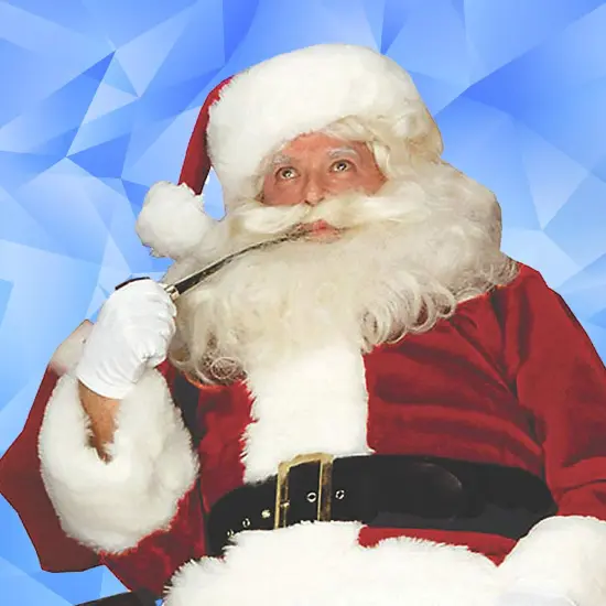 Men's Crimson Santa Suit with Jacket, Pants, Belt, Hat and Boot Tops Included {4}