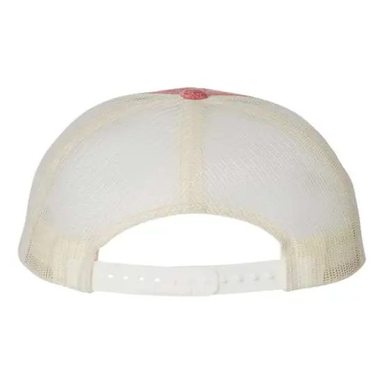 Richardson&reg; Low Pro Heather Trucker Cap G Teal Heather/Birch {8}