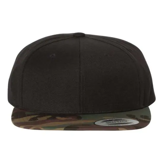 YP Classics&reg; Flat Snapback Cap Natural/ Black {5}