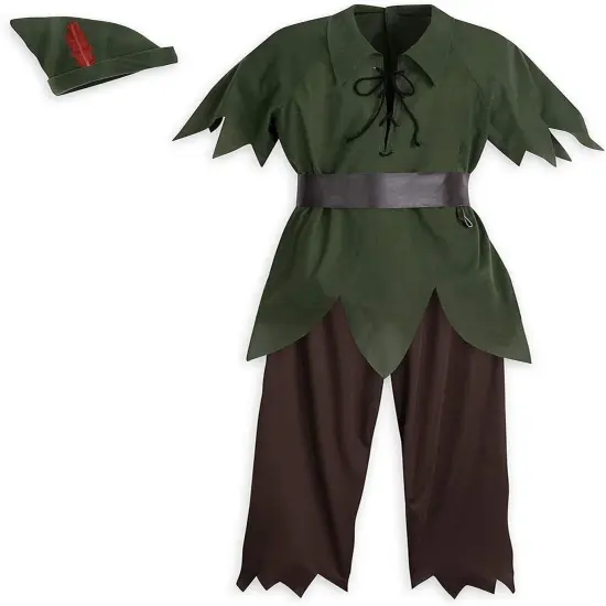 PETER PAN robin hood elf disney adult halloween mens classic costume XL Chest 42-46 {3}