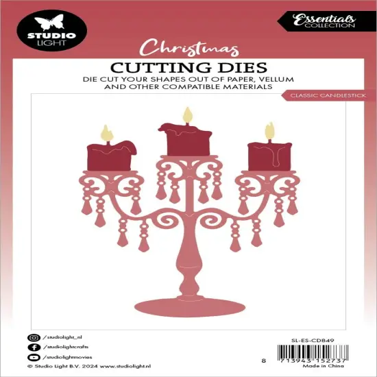 Studio Light Essentials Cutting Die-Nr. 849, Classic Candlestick {3}
