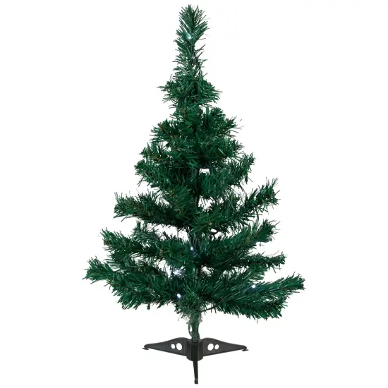 Northlight LED Lighted Christmas Tree Outdoor Pathway Markers - 24" - Set of 3 Green {4}