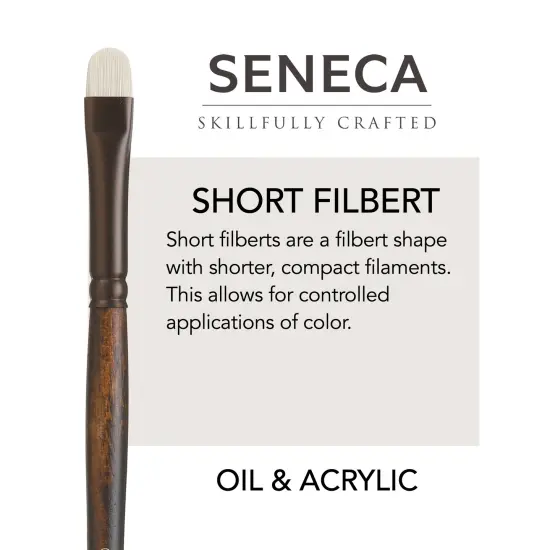Willow Wolfe Seneca Artist Short Filbert Brush-4 {3}