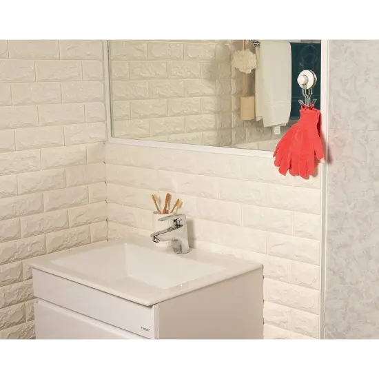 6 Pairs Body Exfoliating Shower Gloves with Hanging Loop, Bath Scrub Wash Mitt for Women, Men, Spa, Massage (Red, Cream, Blue, Pink, Green, Turquoise) Multicolor {4}