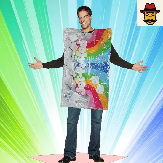 Fun Kraft Jet Puffed Marshmallows Adult Costume Tunic for Halloween Parties {1}