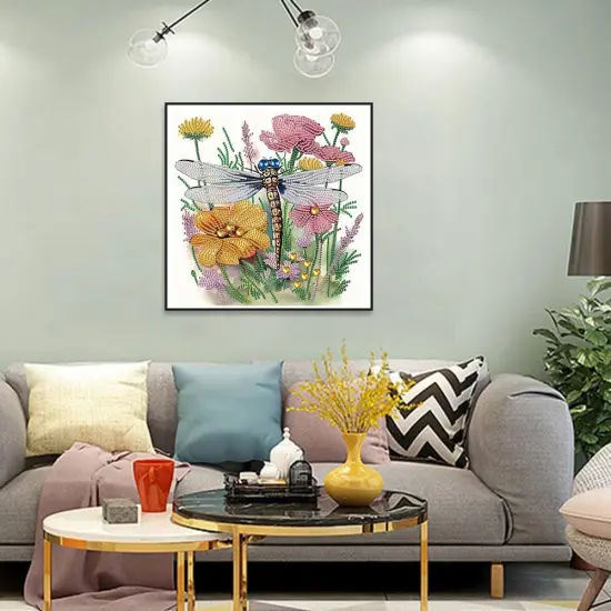 Diamond Painting Kits for Adults Dragonfly 12&times;12inch {5}