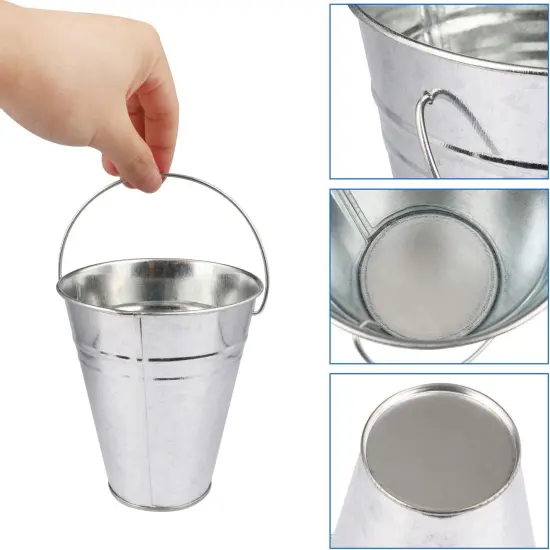 Metal Buckets with Handle {2}