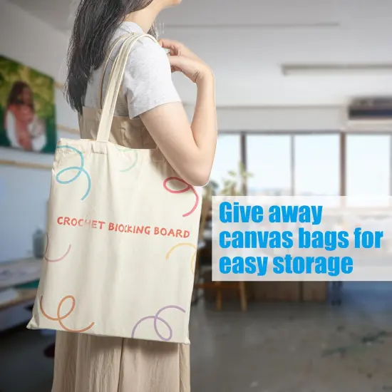 12" Bamboo Crochet Blocking Board {3}