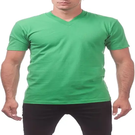 Short Sleeve V-Neck Shirt | RADYAN&reg; KELLY GREEN {1}