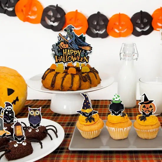 Halloween Cupcake Toppers {5}