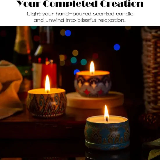 Simple Candle Making Kit with Empty Jars {5}