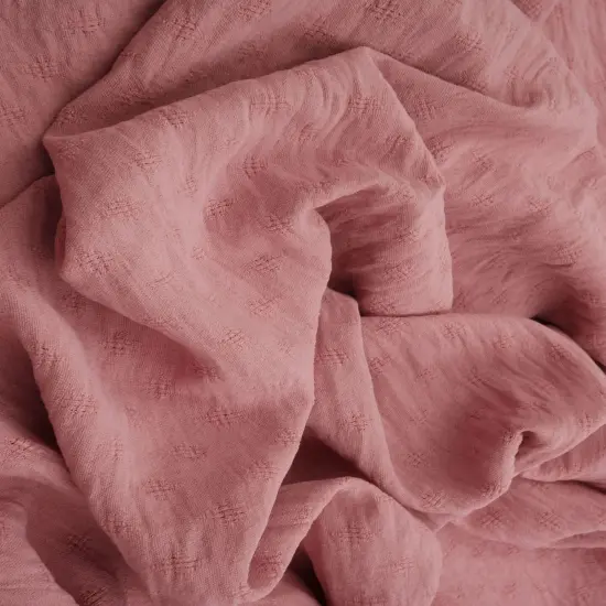 1 Yard Cey Airflow Woven Jacquard Fabric, 59/60&Prime; Wide 100% Polyester PINK LT {4}