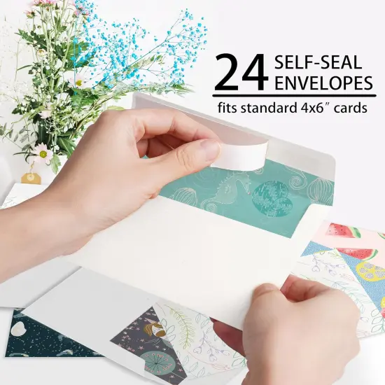 24 Pack Blank Greeting Cards for All Occasions {2}