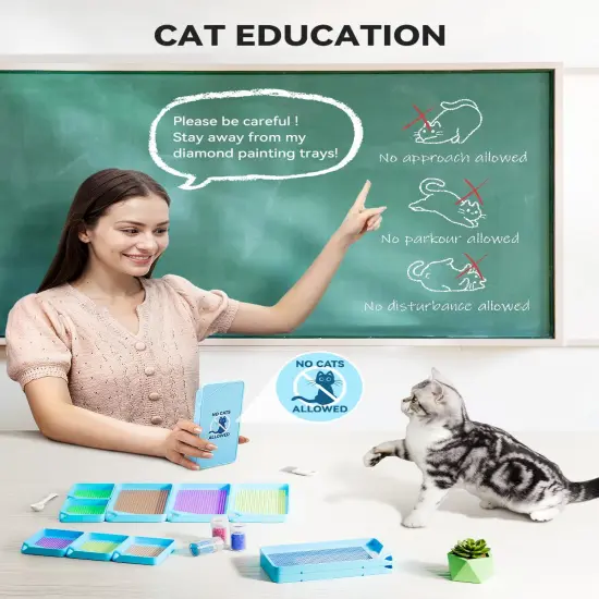 10-Piece Interlocking Diamond Art Trays Kits {4}