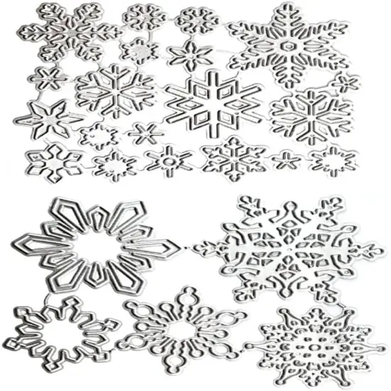 25 PCS Snowflake Dies Christmas {1}