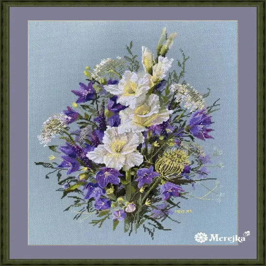 The White Sword Lily K-223 Counted Cross-Stitch Kit {1}