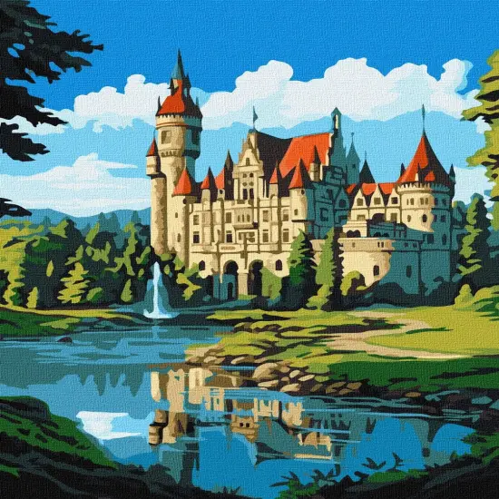 Painting by Numbers kit Mesmerizing castle KHO6334 {2}