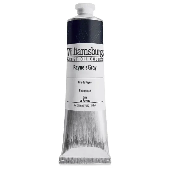Williamsburg Handmade Oil Paint - Payne's Gray, 150 ml tube {2}