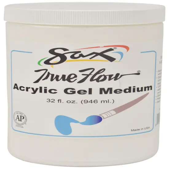 Sax Gel Acrylic Medium, Dries to a Clear High Gloss, 1 Quart {4}