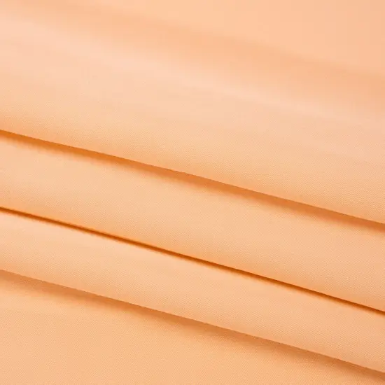 1 Yard Peach Silk 4 Ply Crepe 44" Wide Premium Luxury Fabric {4}