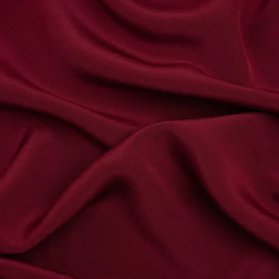1 Yard Maroon Silk 4-Ply Crepe Premium Collection ,44 Inches Width {1}
