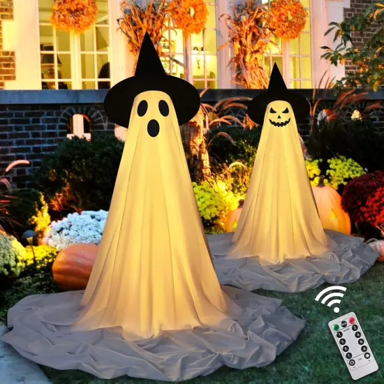 ,Halloweens Ghost Party Decor with Remote Control {1}