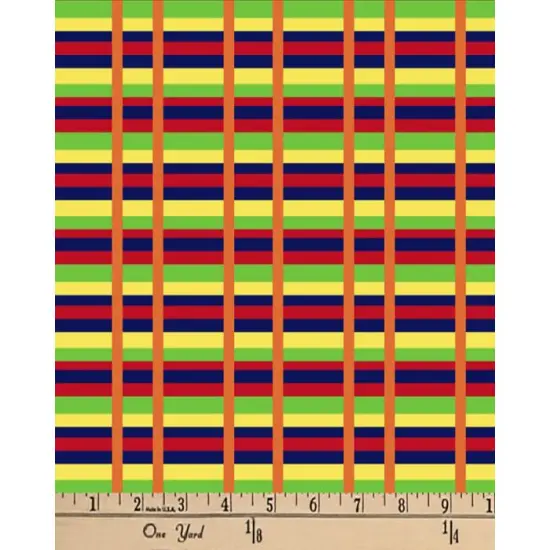 Kente Colorful Cotton Fabric | By the Yard | Sewing and Crafting | 44 inches wide {1}