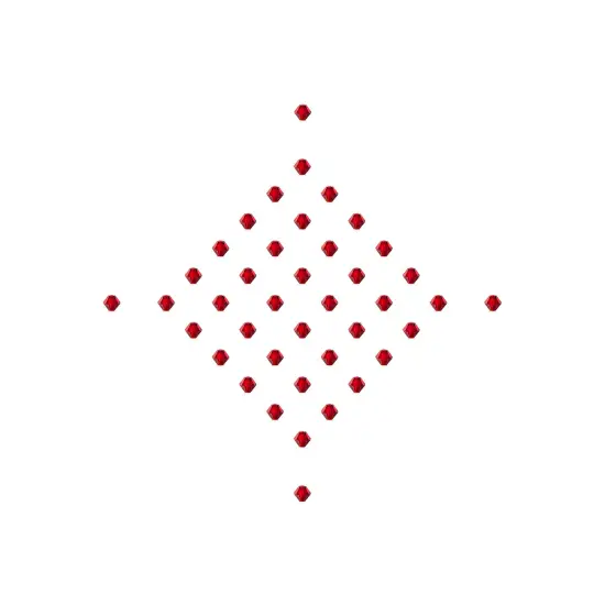 Preciosa 4mm Czech Crystals Bicone Rondelle Beads, 40pcs Siam {5}