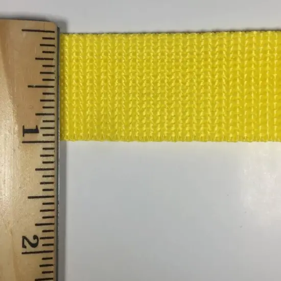 1" Polypropylene Webbing - 20 Continuous Yards Maize {2}