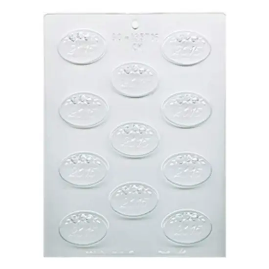 Oval Roses 2015 Mint Chocolate Mold for Special Events {1}