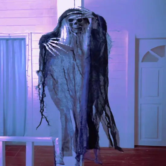 3 Pack Hanging Ghosts & Grim Reaper for Indoor & Outdoor Haunted House {2}