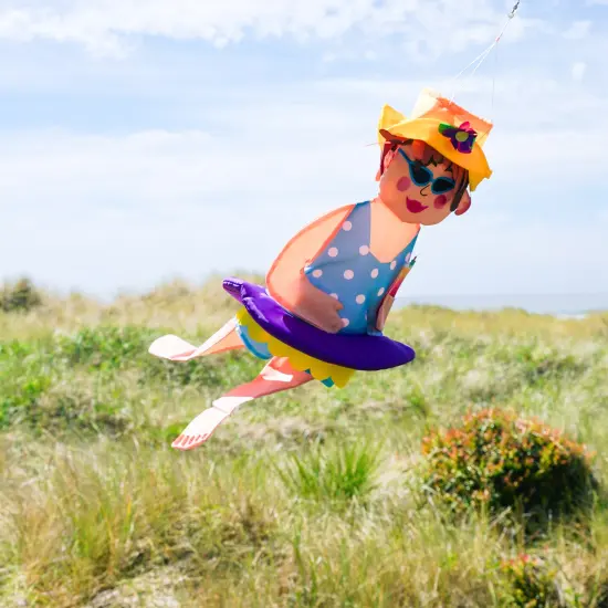 In the Breeze 1151 Beach Bev 3D Wind Friend - Fun and Colorful Outdoor Hanging Decoration {4}